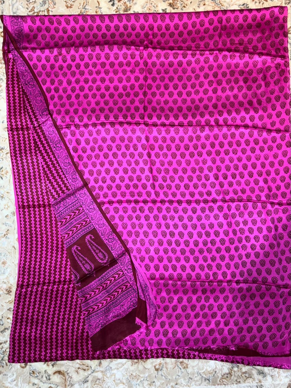 Baghprint Modal Silk Suit with Modal Dupatta — Piece 6
